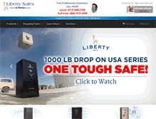 Tablet Screenshot of libertysafesfl.com